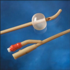 Catheter Foley Silicone Coated Coude Tip 2-way 14fr 10cc Sterile