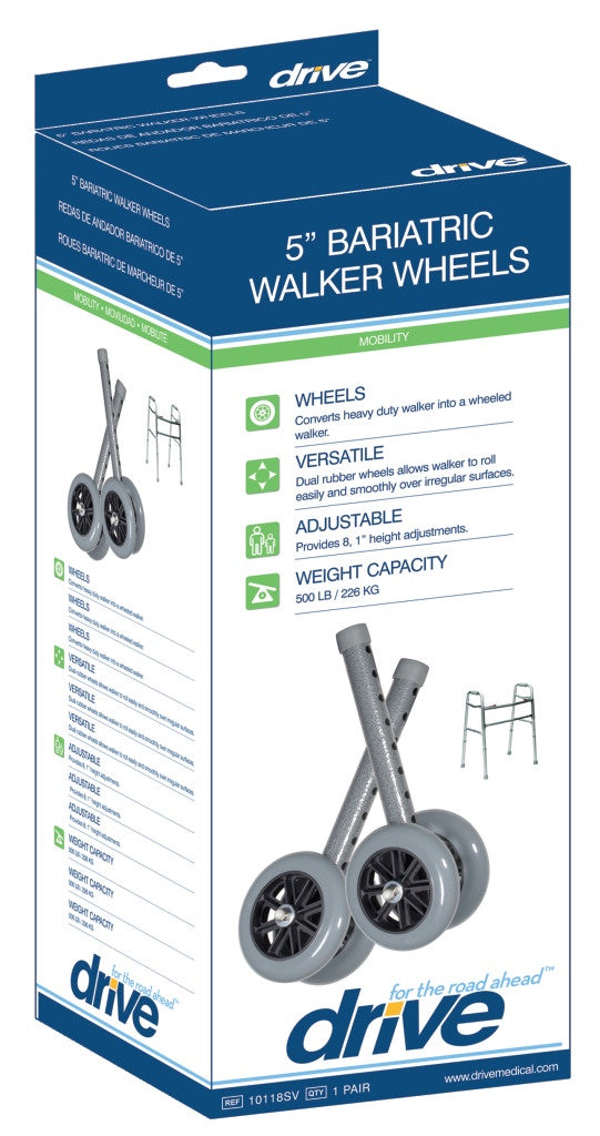 Drive Bariatric Walker Wheels