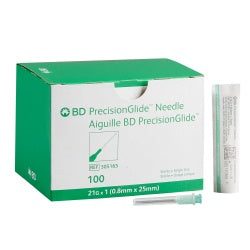 305165 BD PRECISIONGLIDE CONVENTIONAL NEEDLE ONLY 21G X 1"