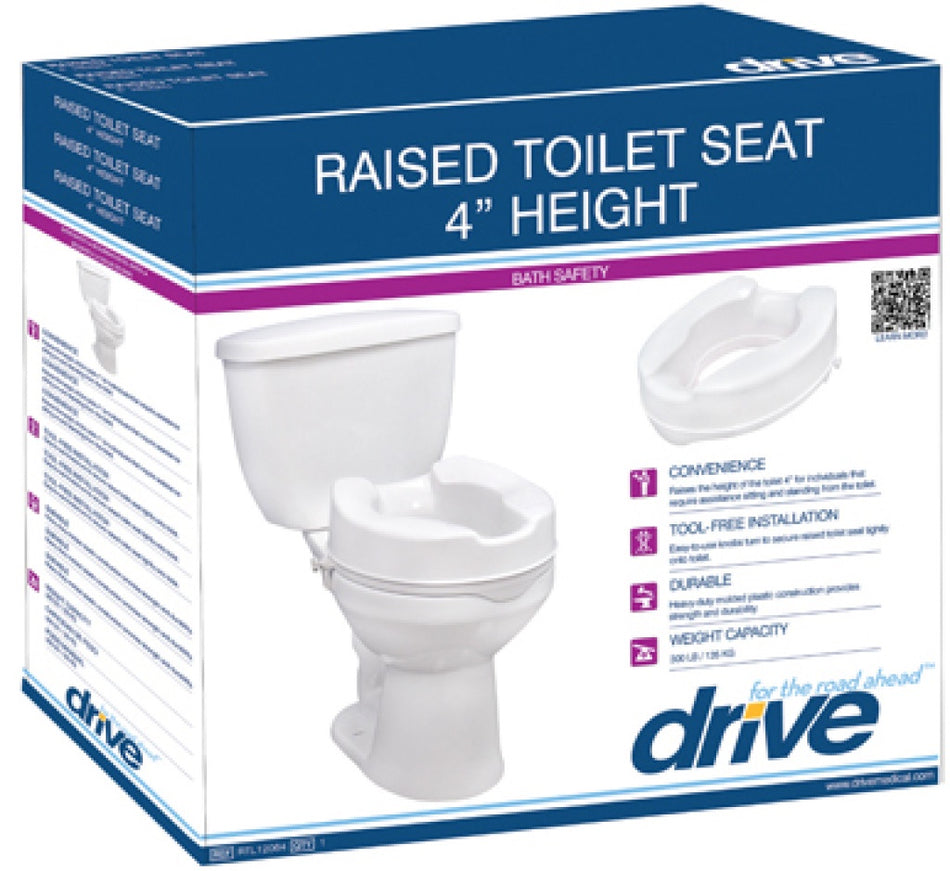 Raised Toilet Seat with/without Lid- Drive