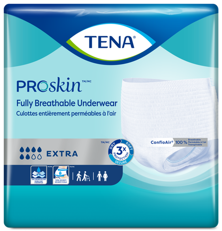 TENA PROTECTIVE UNDERWEAR EXTRA, X-LARGE SIZE 55IN-66IN