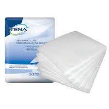 Tena Dry Washcloths