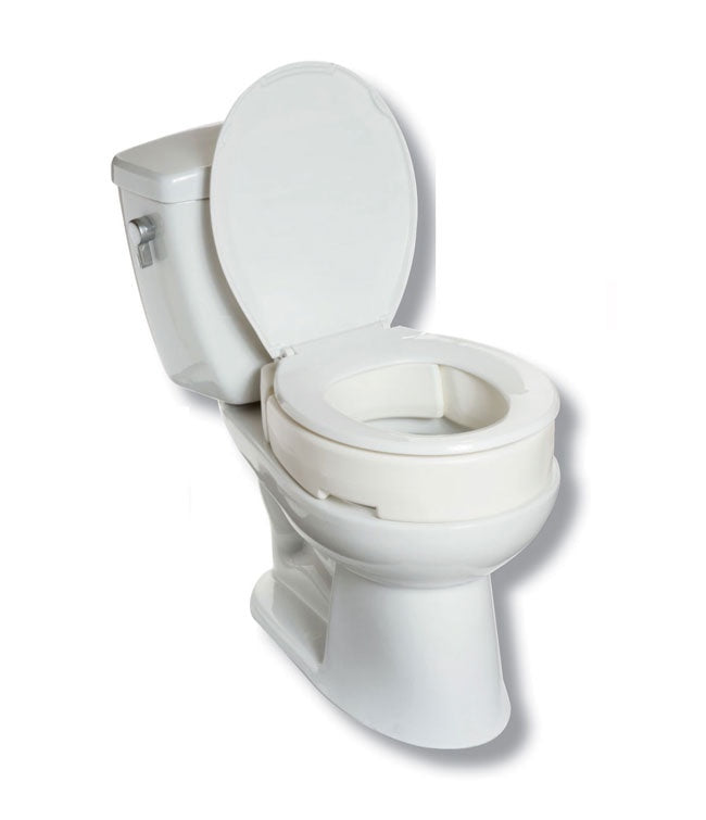 3.5" Hinged Raised Toilet Seat Elongated